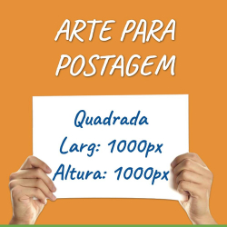 MODELO de Arte para postagem no site ou redes sociais