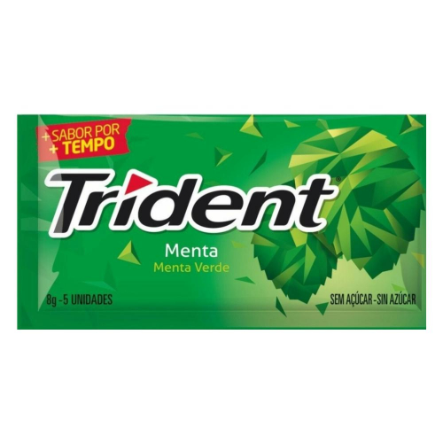 Chiclete - Sabor Menta - Trident