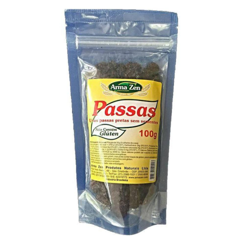 Uva Passas sem Sementes - Pacote 100g - Arma Zen