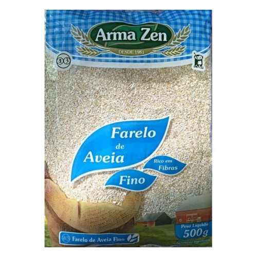 Farelo de Aveia Fino - Pacote 500g - Arma Zen