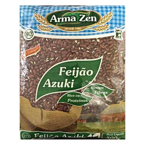 Feijao Azuki - Pacote 500g - Arma Zen