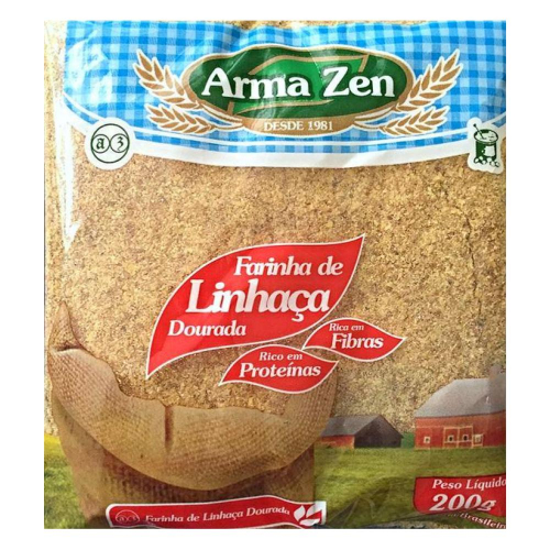 Farinha Linhaça Dourada - Pacote 200g - Arma Zen