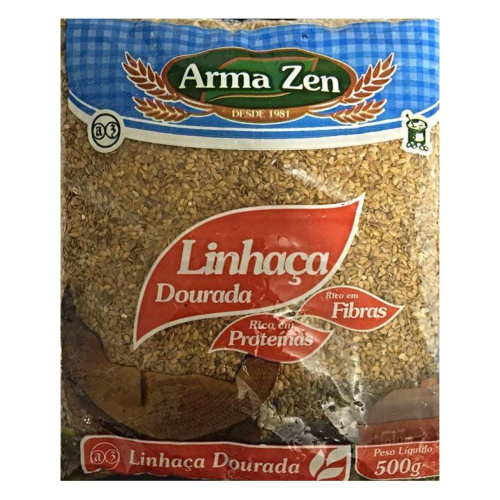 Semente de Linhaça Dourada - Pacote 500g - Arma Zen