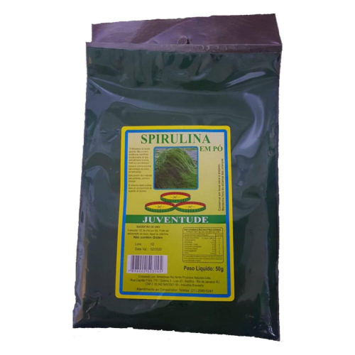 Spirulina em Pó - Pacote 50g - Juventude