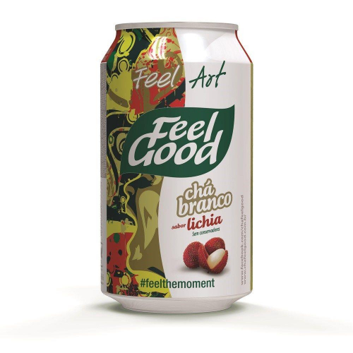 Chá Branco com Lichia - Lata 330ml - Feel Good