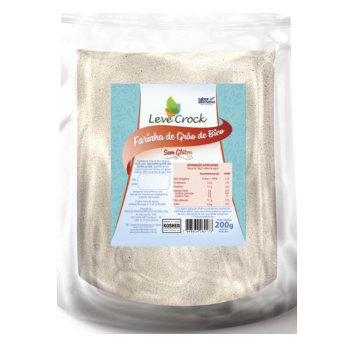 Farinha de Grão de Bico – Pacote 200g - Leve Crock