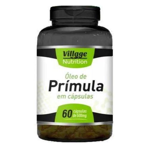 Óleo de Prímula - 60 Cápsulas de 500mg - Village Nutrition