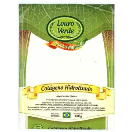 Colágeno Hidrolisado - Pacote 100g - Louro Verde