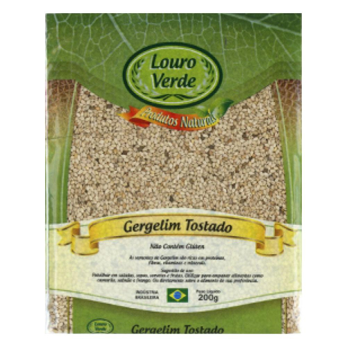 Gergelim Tostado - Pacote 200g - Louro Verde