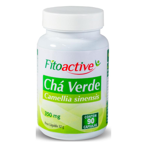 Chá Verde - 90 Cápsulas de 350mg - Fitoactive