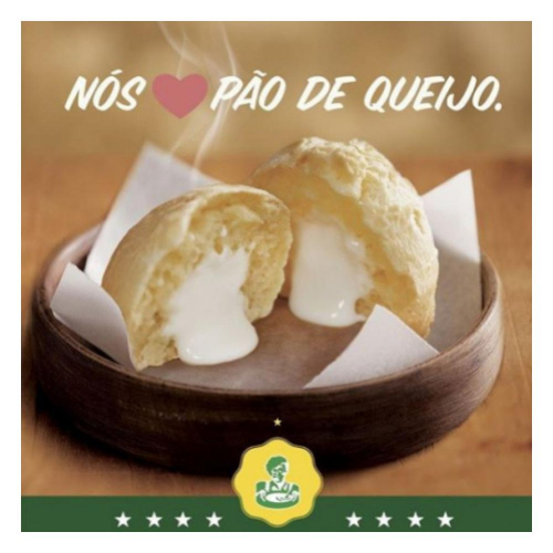 Pão de Queijo Recheado - Sabor: Requeijão da Casa - Versão: Multigrãos