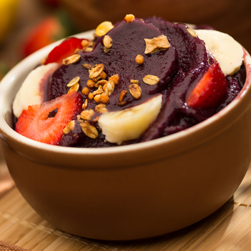 Açaí com Frutas - Tigela 400ml - Feito na Hora!