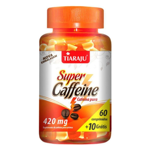 Super Caffeine - 60 cápsulas + 10 de 420mg - Tiaraju