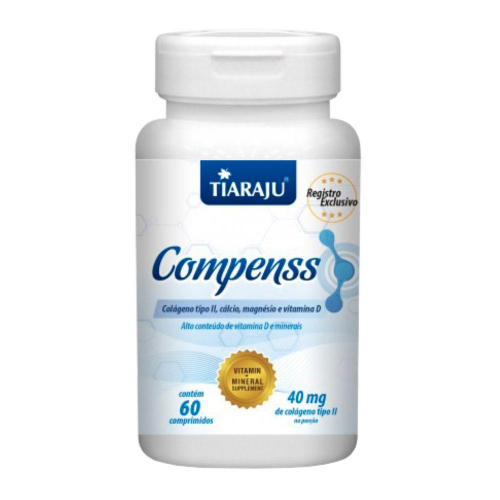 Colágeno tipo II Compenss  - 60 Cápsulas de 40mg - Tiaraju