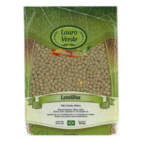 Lentilha - Pacote 500g - Louro Verde