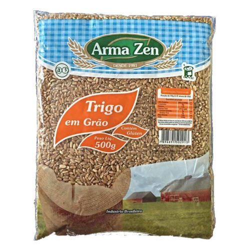 Trigo em Grãos - Pacote 500g - ArmaZen