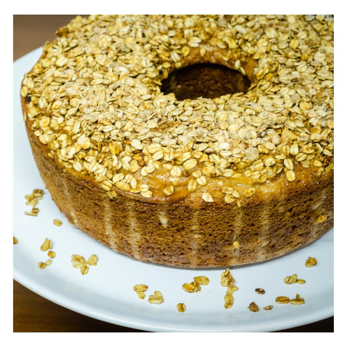 Bolo de Maçã com Granola - Tam Pequeno - Vó Alzira