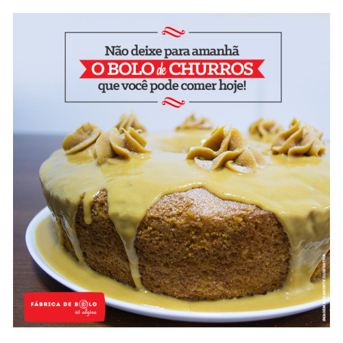 Bolo de Churros - Tam Pequeno - Vó Alzira