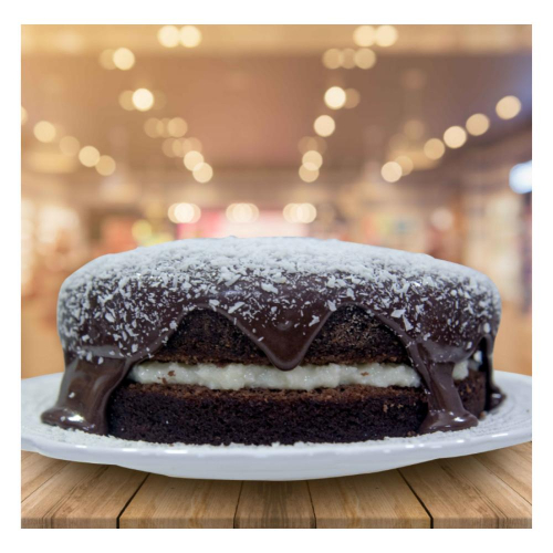 Bolo de Chocolate com Recheio de Beijinho - Tam Pequeno - Vó Alzira