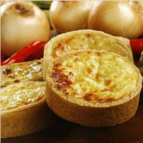 Salgadinhos Assados -  Quiche de Cebola - Pacote com 15 Unid - Vó Alzira