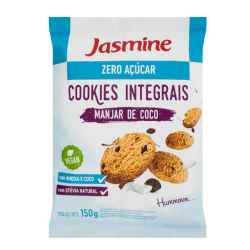 Cookies Zero Açúcar - Sabor Ameixa e Coco - Pacote 150g - Jasmine