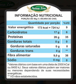 Proteína de Soja Fina Escura - Pacote 250g - Arma Zen