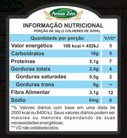 Aveia em Flocos Finos - Pacote 500g - Arma Zen