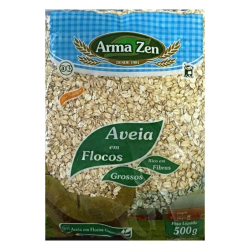 Aveia em Flocos Grossos - Pacote 500g - Arma Zen