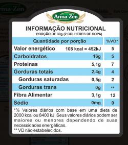 Aveia em Flocos Grossos - Pacote 500g - Arma Zen