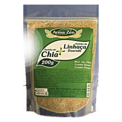 Farinha de Chia + Linhaça Dourada - Pacote 200g - Arma Zen