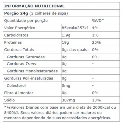 Albumina Natural - Sem Sabor - Pacote 500g - Nutrisport