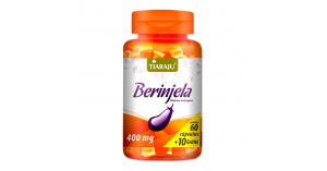 Berinjela - 60 Cápsulas + 10 de 400mg - Tiaraju