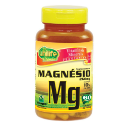 Magnésio Quelato - 60 Cápsulas de 760mg - Unilife