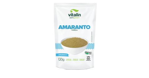 Farinha de Amaranto Orgânico - Pacote 120g - Vitalin