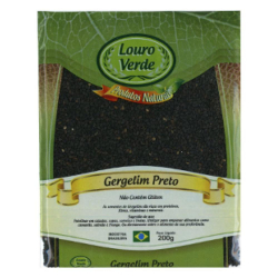 Gergelim Preto - Pacote 200g - Louro Verde