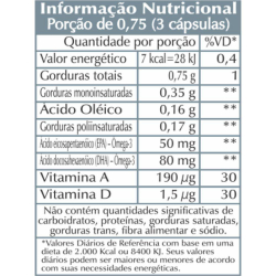 Óleo de Fígado de Bacalhau - 60 Cápsulas - Vitactive