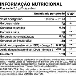 Ultra-Ômega 3 - 90 Cápsulas de 1000mg - BodyActive