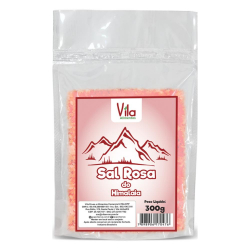 Sal Rosa do Himalaia Grosso - Pacote 300g - Vila Alimentos