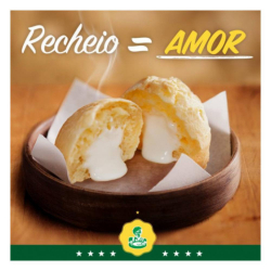 Pão de Queijo Recheado - Sabor: Requeijão com Azeitona - Versão: Multigrãos