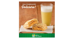 Promoção - Folhado Salgado (Frango com Requeijão) + Bebida