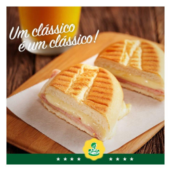 Promoção - Sanduíche Misto Presunto e Queijo + Bebida