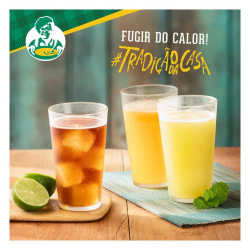 Bebidas Frias: Sucos - Polpa Natural - Sabor: Maracujá - Copo 300ml