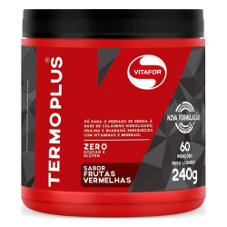 Termo Plus Termogênico - Sabor Frutas Vermelhas - Pote 240g - Vitafor