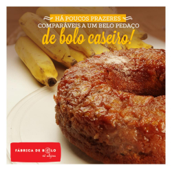 Bolo de Banana - Tam Pequeno - Vó Alzira