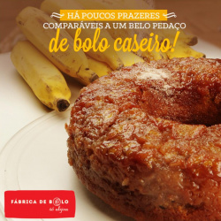 Bolo de Banana - Tam Grande - Vó Alzira