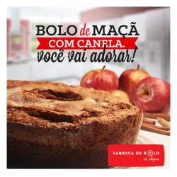 Bolo de Maçã - Tam Pequeno - Vó Alzira