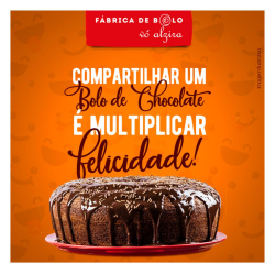 Bolo de Chocolate - Tam Pequeno - Vó Alzira