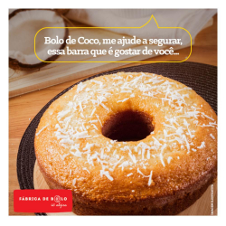 Bolo de Coco - Tam Pequeno - Vó Alzira