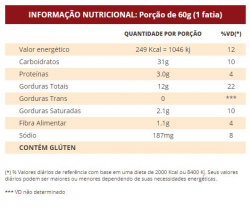 Bolo de Maçã com Granola - Tam Pequeno - Vó Alzira