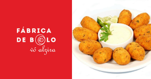 Bolinho de Bacalhau Congelado - Pacote com 500G - Vó Alzira